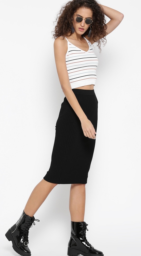 BLACK PENCIL SKIRT